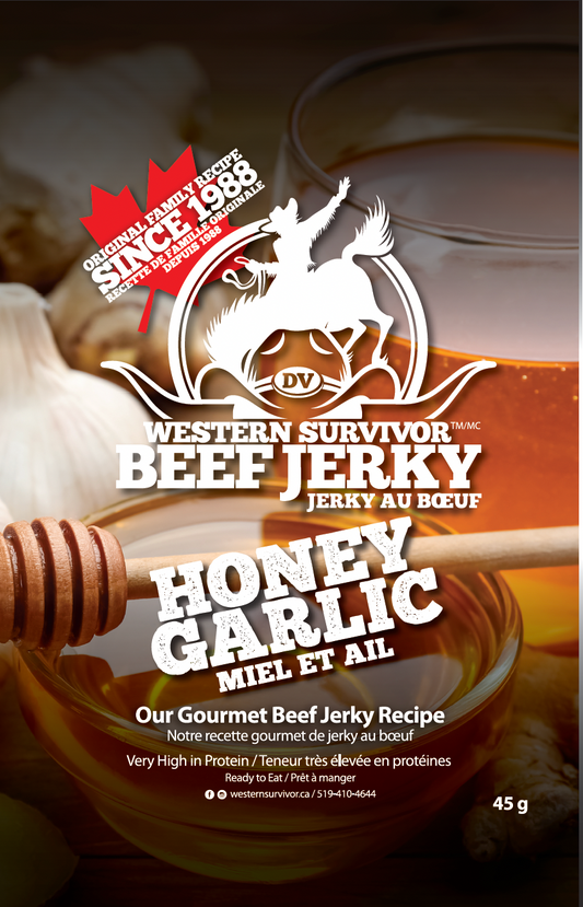 Honey Garlic Beef Jerky (Western Survivor)