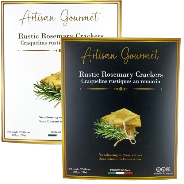 Rustic Rosemary Crackers (Artisan Gourmet)