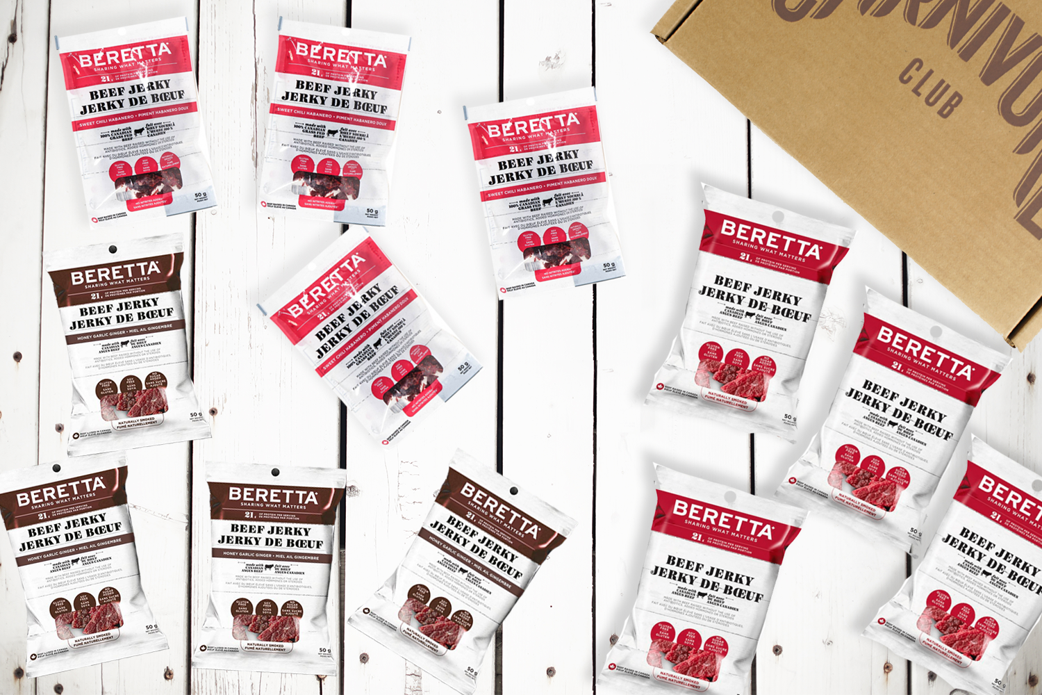 Beretta Farms Jerky Sampler Box