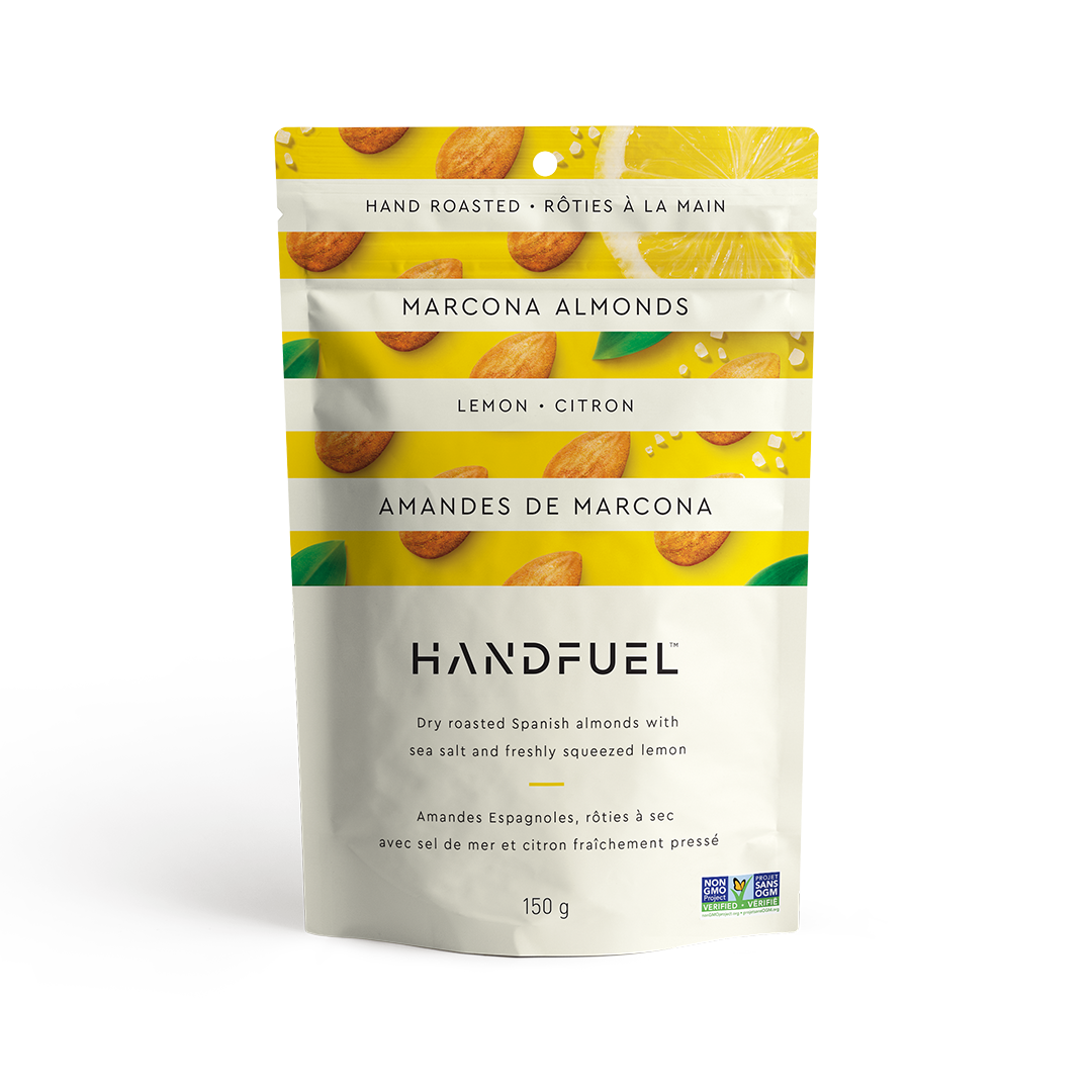 Handfuel Lemon Marcona Almonds pouch