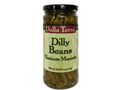 Marinated dilly green beans jar