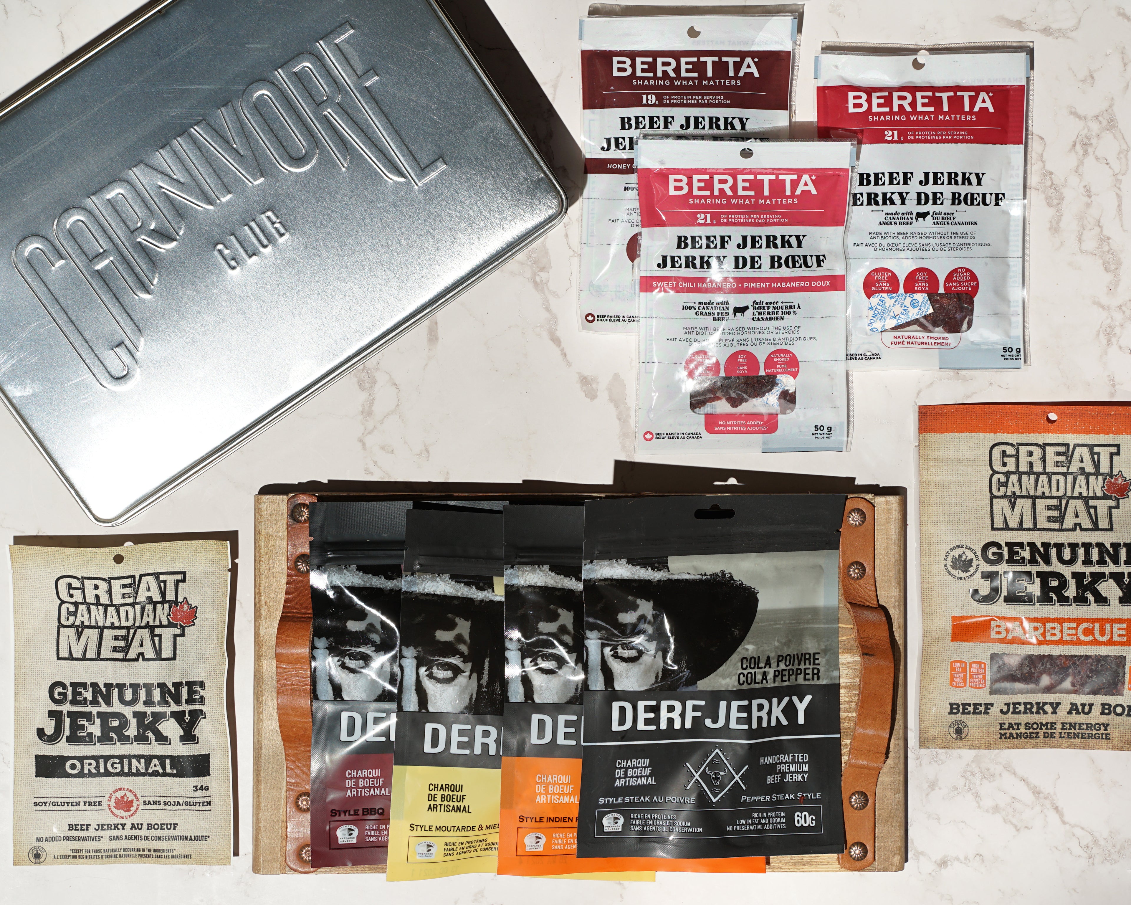Jerky Gift Tin (10 Packs of Jerky!)