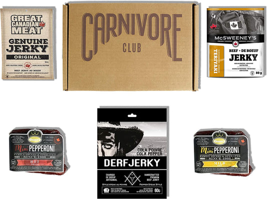 Jerky & Meat Sticks Snack Box Sampler