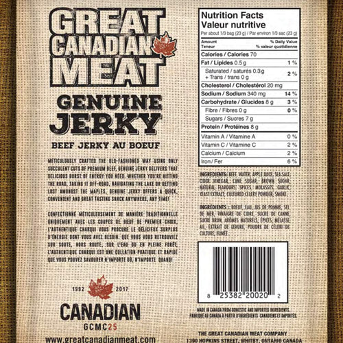 Original Beef Jerky (Great Canadian Meat)