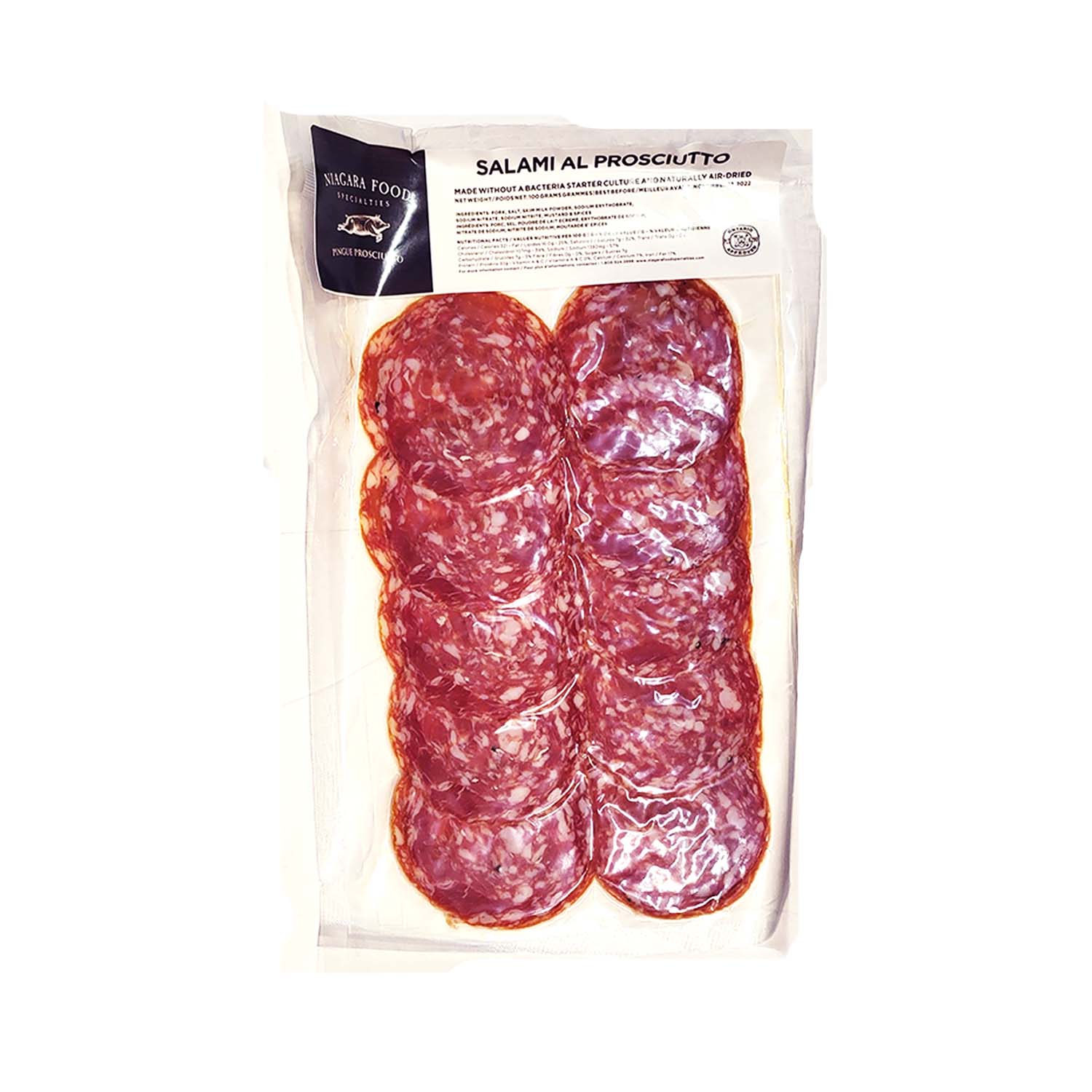 Sliced Salami Al Prosciutto (Niagara Food Specialties)_1_cc