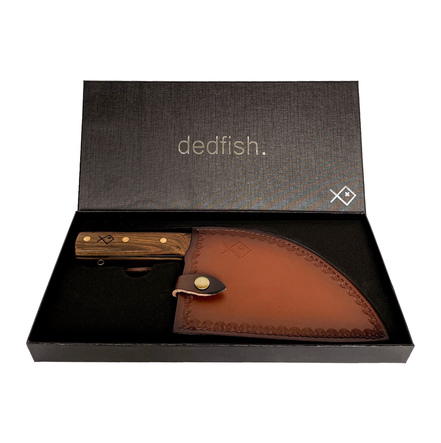 Dedfish Co. Kitchen Butcher Knife With Leather Sheath – Carnivore