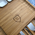 Charcuterie Board Set with Knives & Drawer (50% Off!)