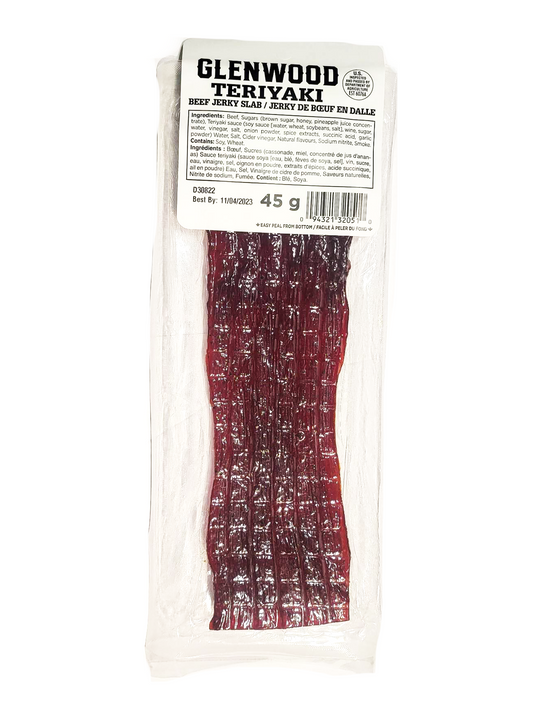 Teriyaki Beef Jerky (Glenwood Snacks)